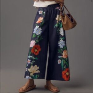 The Sommerset Pull On Pants - Printed Linen Edition